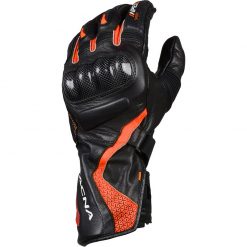 Racing Guanti Macna Apex Nero Rosso Neon