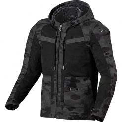 Tessuto Traforate Giacca Macna Chinook Camo Nero