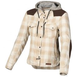 Tessuto Giacca Donna Macna Inland Beige Marrone