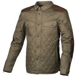 Tessuto Giacca Macna Inland Quilted Verde Marrone