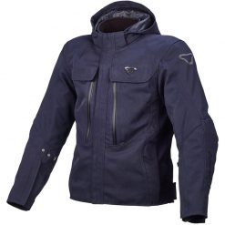 Tessuto Giacca Macna Quga Camo Blu