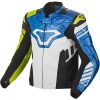 Giacca Pelle Macna Tracktix Bianco Giallo Blu 2 Giacca Pelle Macna Tracktix Bianco Giallo Blu -Offerte Speciali Macna macna tracktix gialloblu